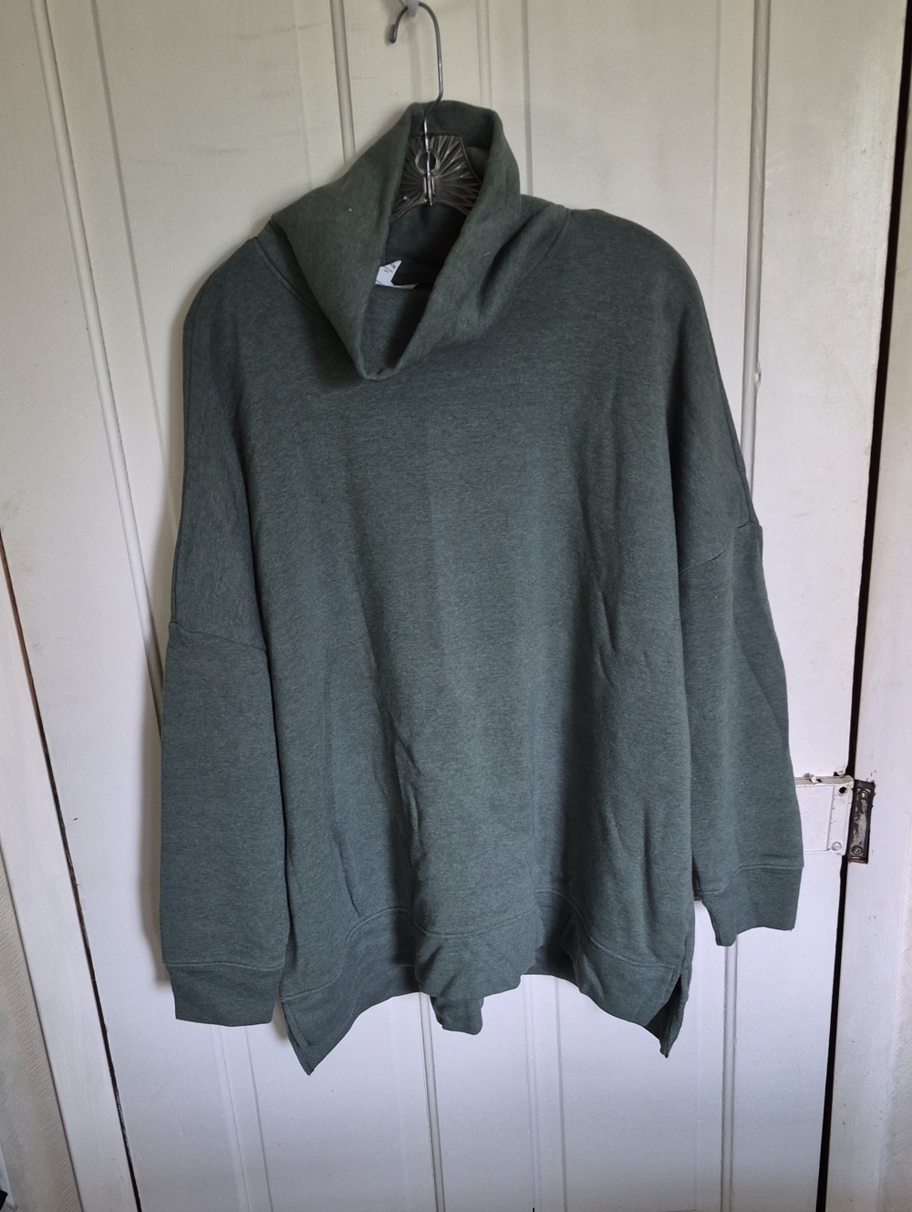 Time and Tru Olive Green Turtleneck Sweater